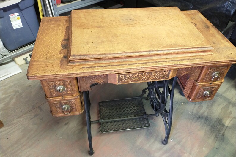 Antique White Rotary Sewing and Machine. Not Working Etsy