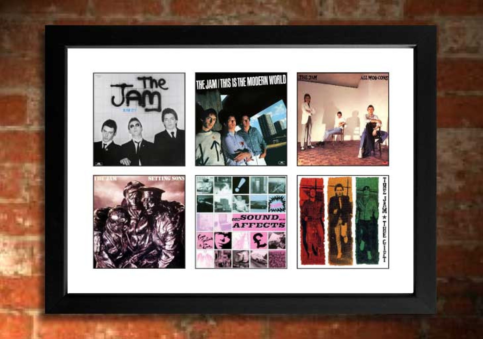 THE JAM Vinyl Albums Unframed Art Print In the City Setting Etsy
