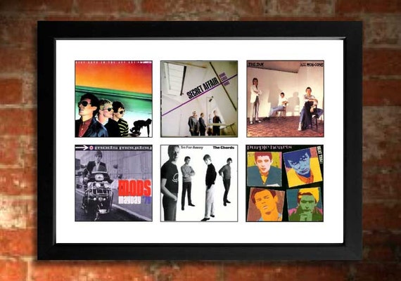 Mod Revival 70s Vinyl Albums Unframed A3 Art Print Jam Secret Etsy