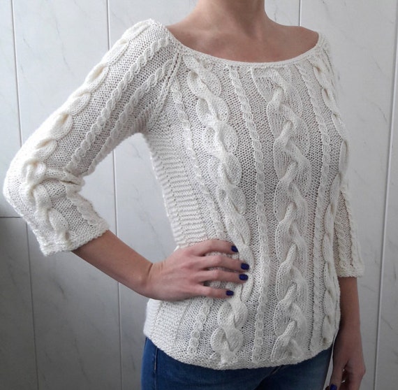 Pull pull femme tricoté pull tricoté main Etsy