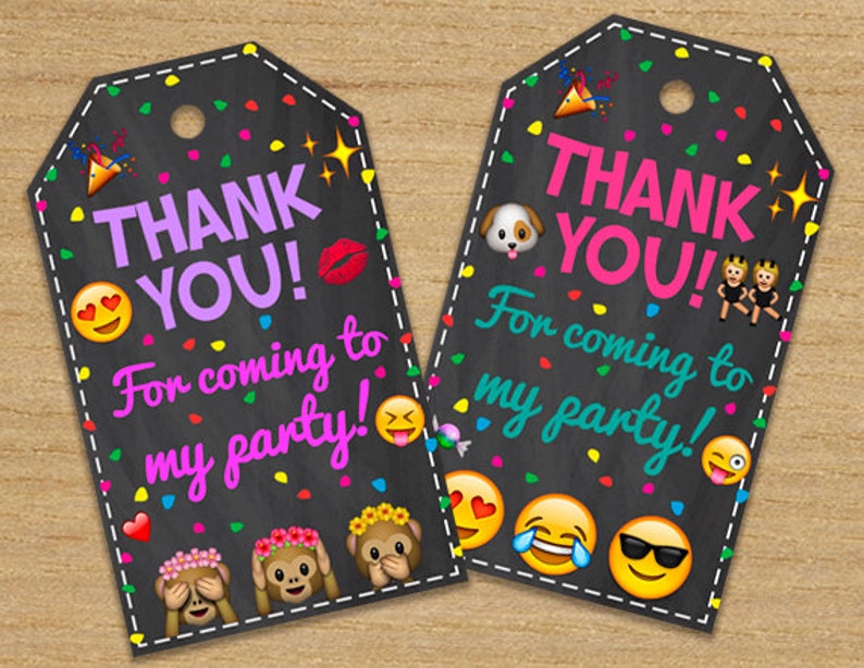 emoji tags emoji thank you tags emoji printable tags emoji etsy