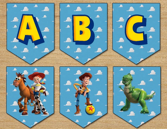 Toy Story Banner Party Banner Toy Story Digital Printable Etsy