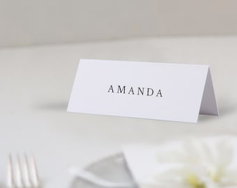 Personalised Tented Name Place Card | Table Name Card | Wedding Event Name Card | Tented Wedding Place Card Name | Wedding Table Name Place