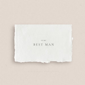 Carte de proposition du meilleur homme | Carte À mon meilleur homme | Cadeau de noce | Carte de proposition de mariage
