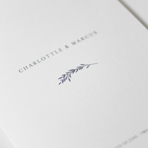 Modern Wedding Order of Service Ceremony Programme | Order of the Day Programme | Wedding Programme