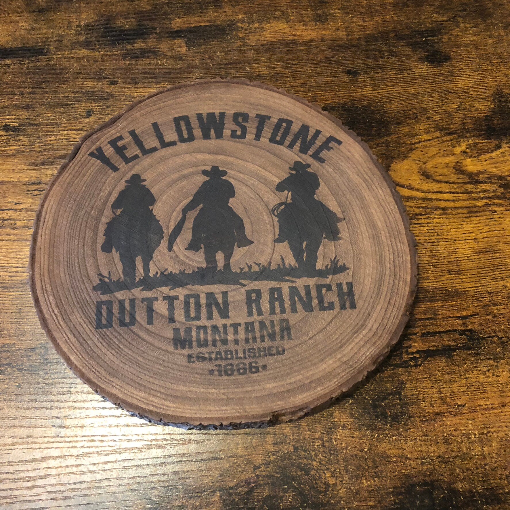 Yellowstone Plaque Yellowstone Merchandise Yellowstone Etsy UK