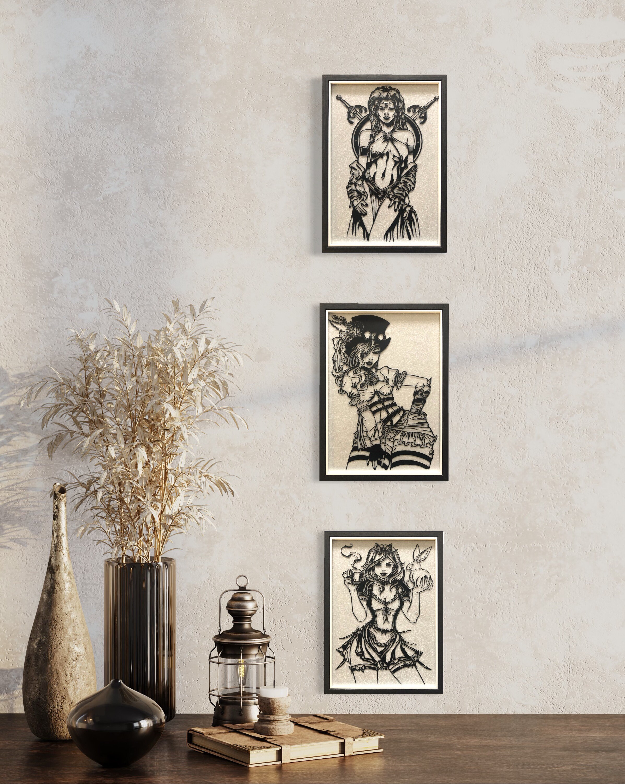 Alice in Wonderland Wall Art Alice in Wonderland Framed Etsy UK