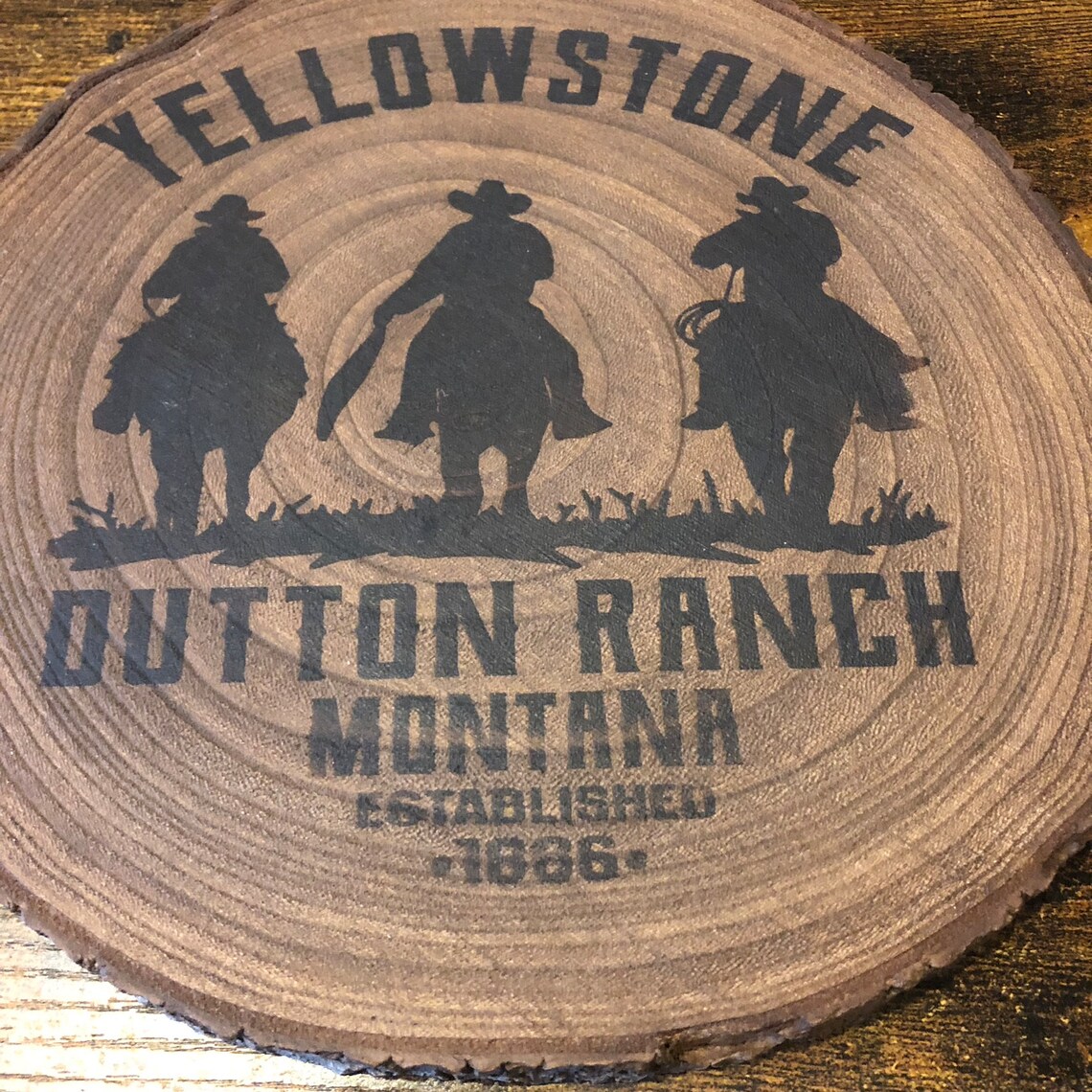 Yellowstone Plaque Yellowstone Merchandise Yellowstone Etsy UK