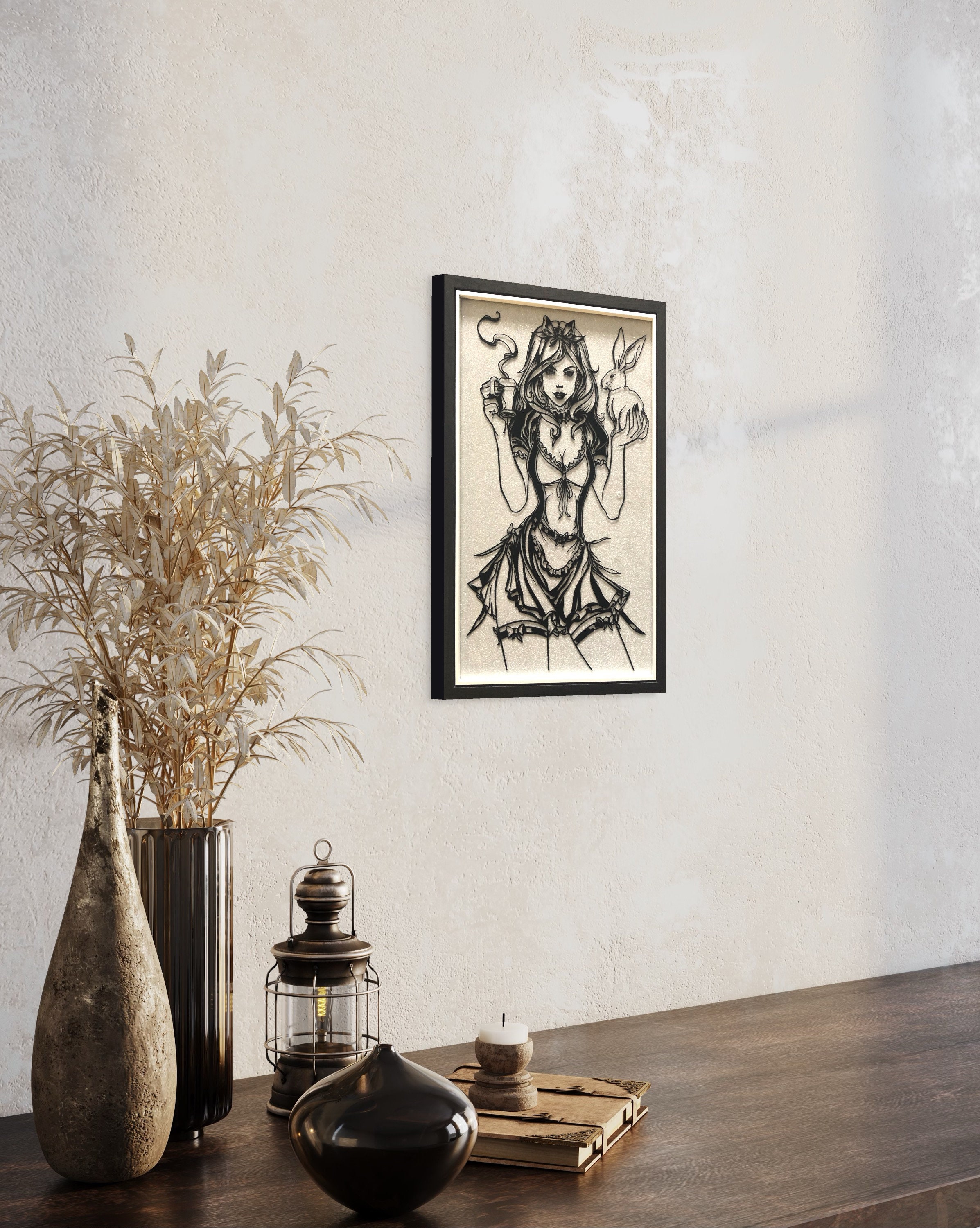 Alice in Wonderland Wall Art Alice in Wonderland Framed Etsy UK