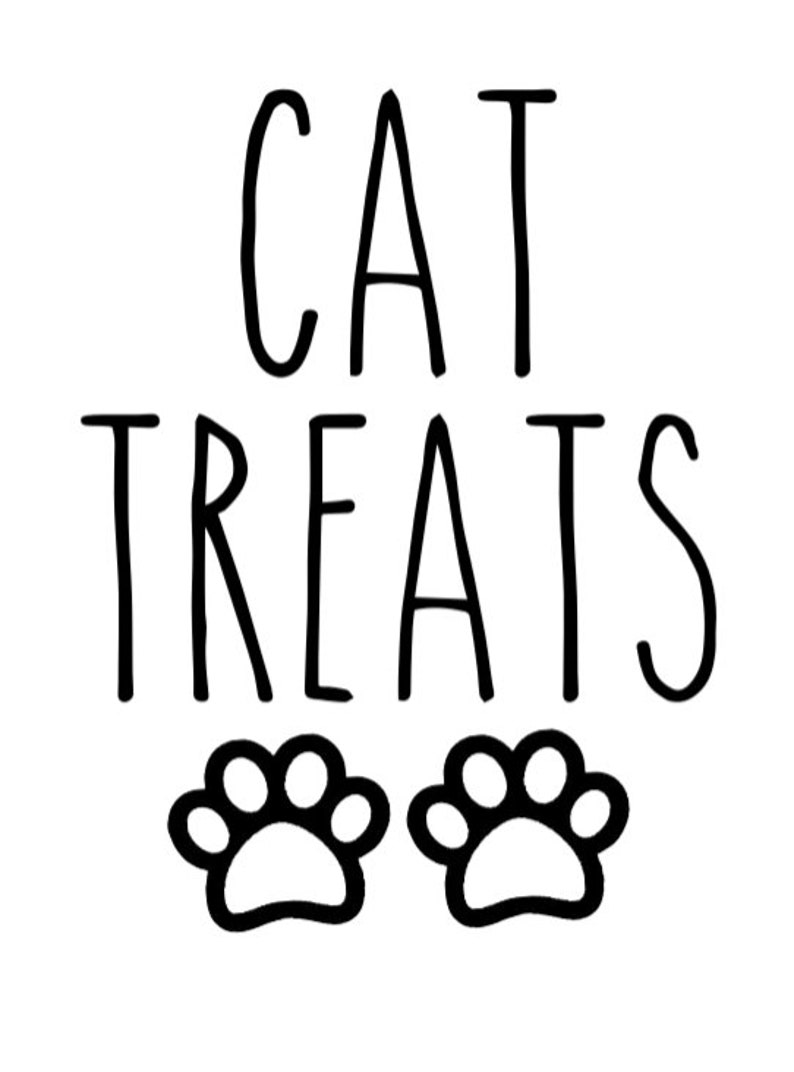 Rae Dunn Inspired / Treats Decals / Dog Treats / Cat Treats / Etsy