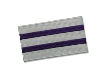 Black Velvet Wampum Belt Iron On Patch Iroquois Flag Iron On Patch