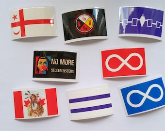 Native Flags UV DTF Sticker, Indigenous Sticker