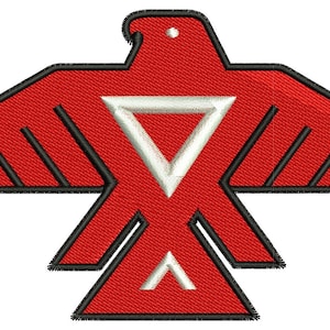 Thunderbird Embroidery Design, Anishinaabe Thunderbird Digital Download, Embroidery File, Instant Download