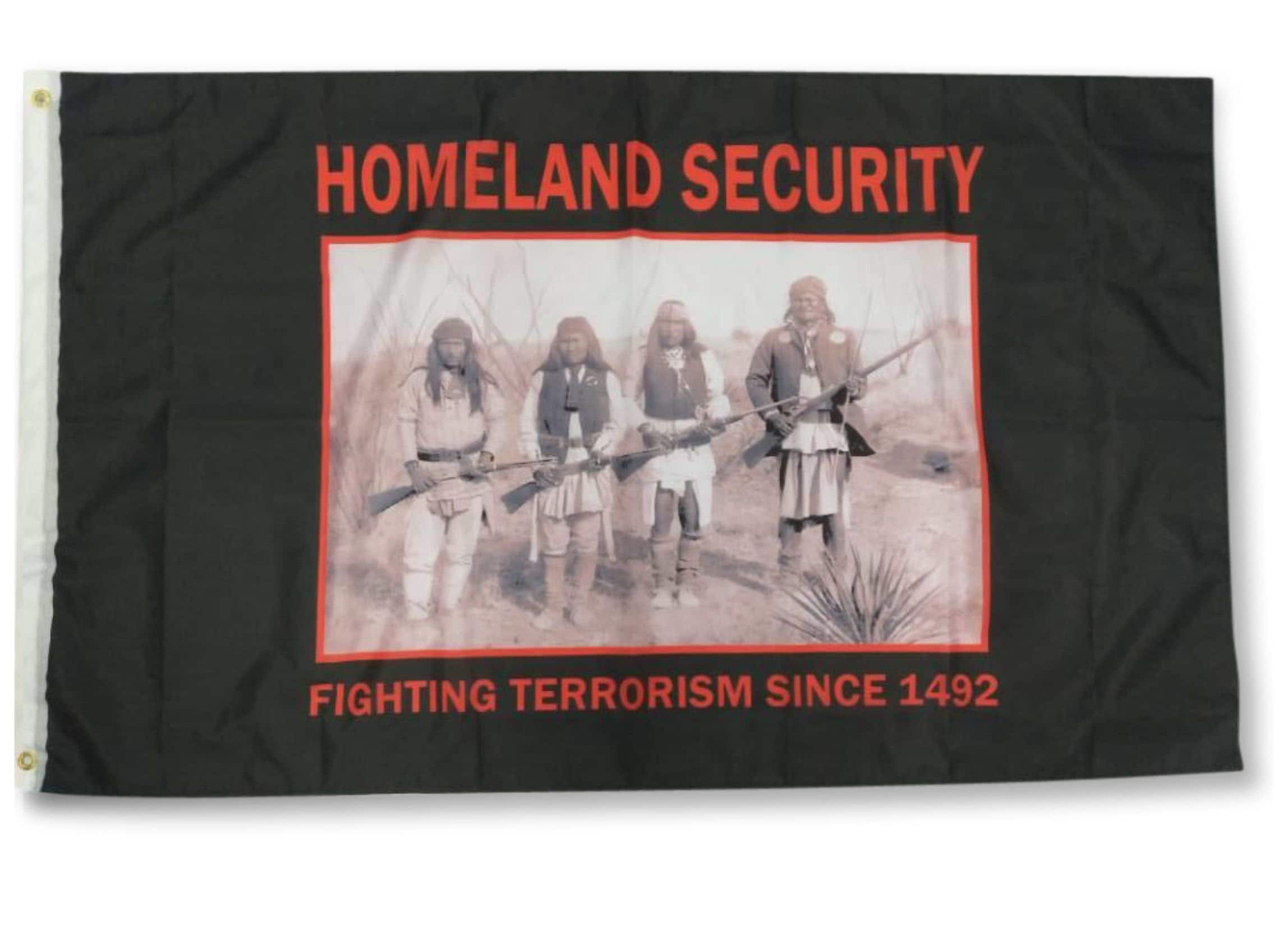 Homeland SecurityFighting Terrorism Since 1492 Flag 5ft x Etsy