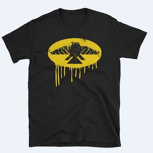 T-shirt de peinture en détresse Thunderbird