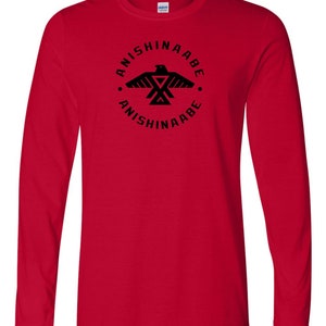Anishinaabe Unisex Longsleeve Tee, Thunderbird Long Sleeve T-Shirt
