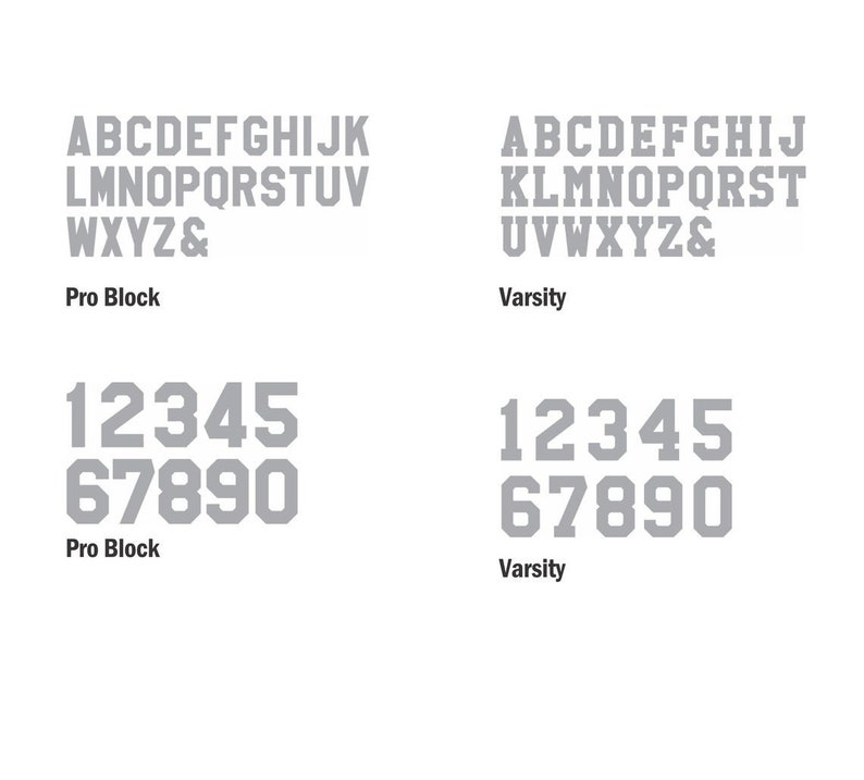 3M Reflective Letters Ironon Name Custom Reflective Text Etsy