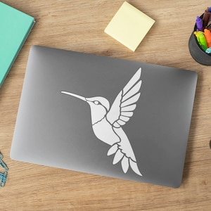 Hummingbird Vinyl Decal, Hummingbird Sticker