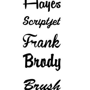 Benutzerdefinierte Script Name Aufkleber, Script Fancy Fonts, personalisierter Aufkleber, Fenster Aufkleber, Auto Aufkleber, Vinyl-Schriftzug, Auto Aufkleber, Individueller Aufkleber