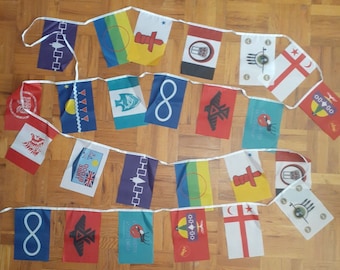 First Nations Flag Bunting Banner