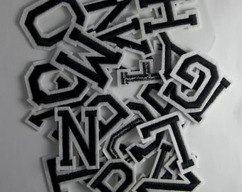 Alphabet Embroidered Iron-On Letter