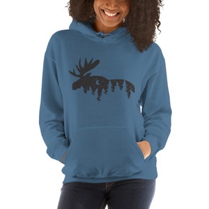 Moose and Nature Unisex Hoodie