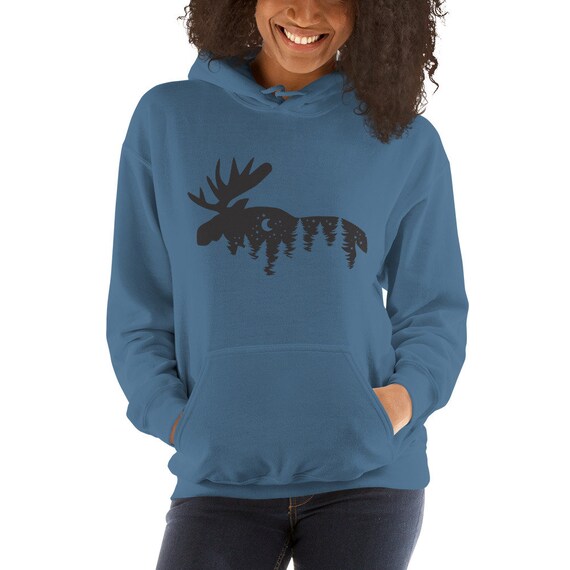 Stars, Moon, and Moose Hoodie Stars, Moon, and Moose Hoodie