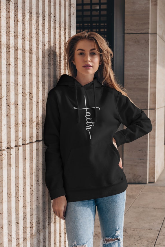 Faith Reflective Graphic Unisex Pullover Hoodie