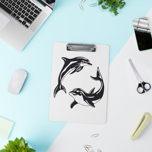 Décalcomanie en vinyle Twin Dolphin