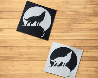 Wolf  Iron On Patch, Howling Wolf Patch Iron On Patch, Ready To Press