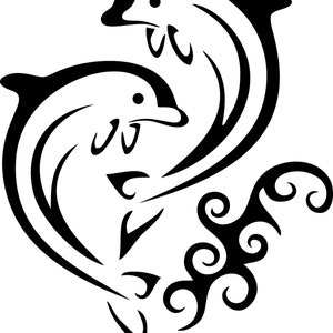 Dolphin Vinyl Decal