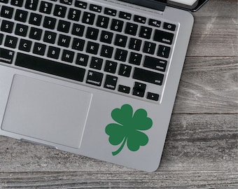 Shamrock Vinyl Decal, Four Leaf Clover, St Patrick's Day Sticker