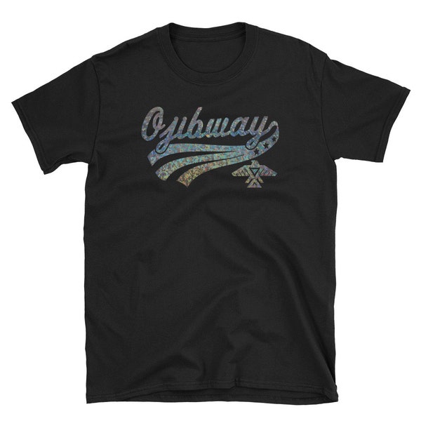 Ojibway Hologram Tee-Custom Hologram Tee-Silver Hologram Tee