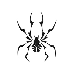 Tribal Spider Vinyl Decal