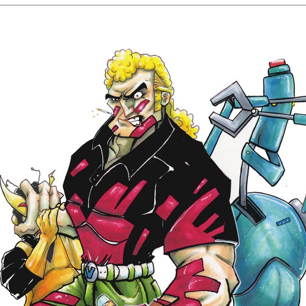 Brock Samson And Helper Bot