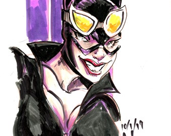 Catwoman original sketch