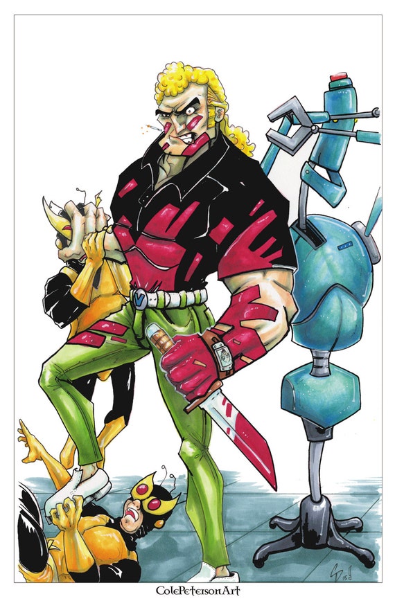 Brock Samson and Helper Bot - Etsy