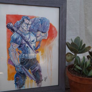 Punisher watercolor Original
