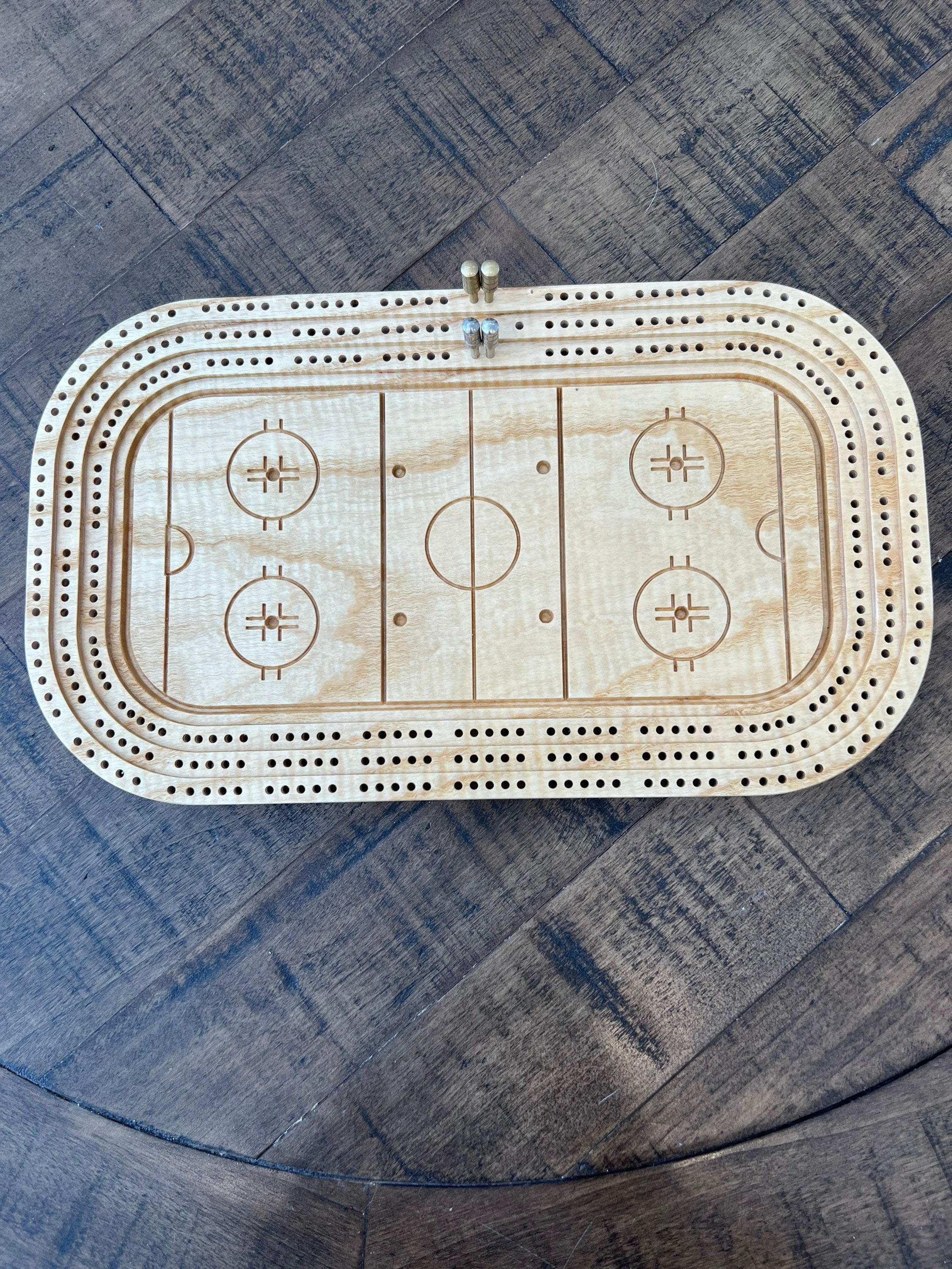 NHL Hockey Arena Cribbage Board Etsy