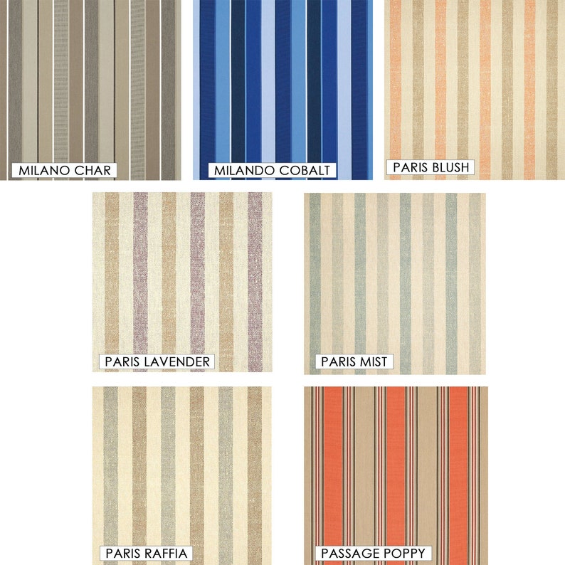 Sunbrella STRIPES 1 Sunbrella Striped Fabrics sold by the Etsy