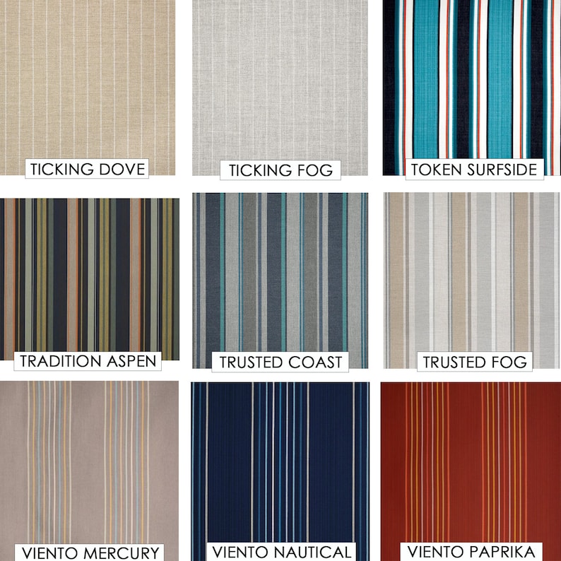 Sunbrella STRIPES 2 Sunbrella Striped Fabrics sold by the Etsy