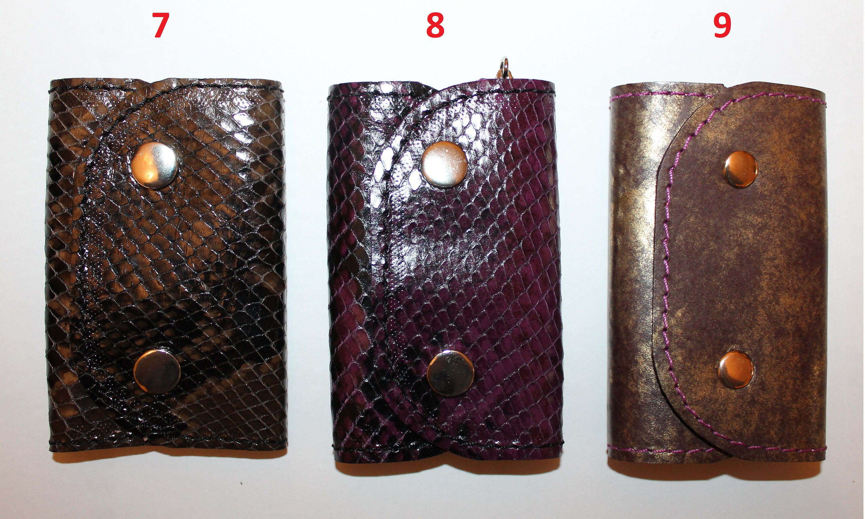 Leather key case Leather key holder Key organizer leather Etsy