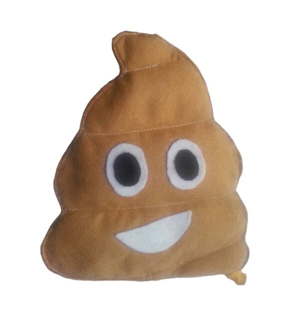 Poop emoji farting plush toy cheap