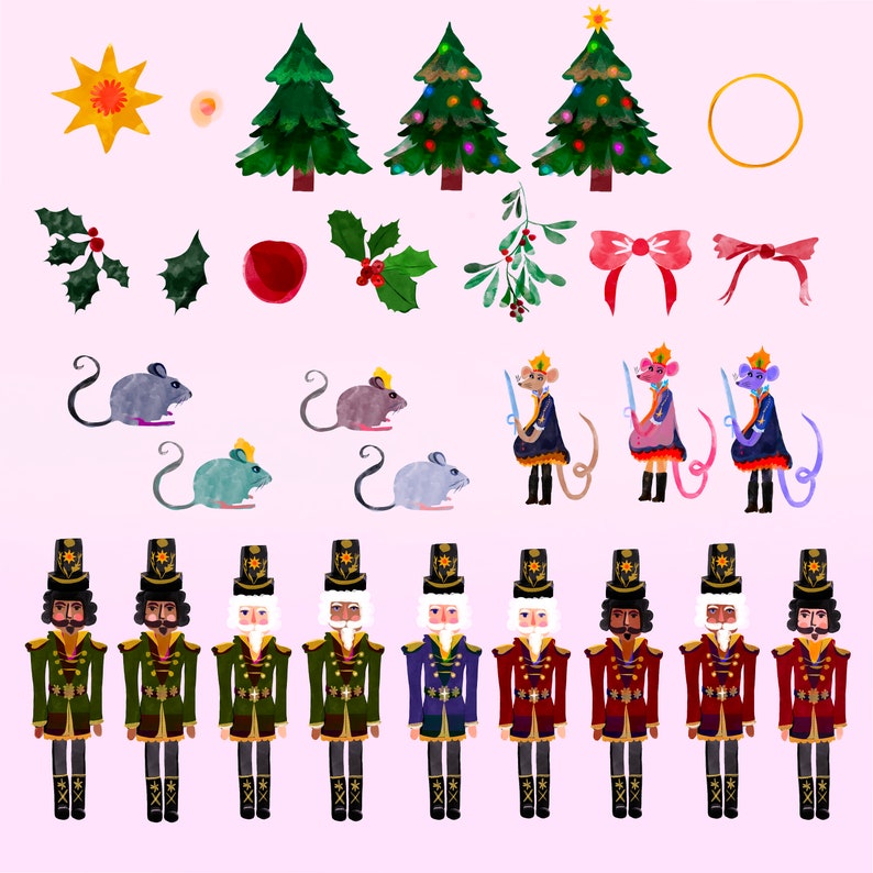 105 Sugar Plum Fairy Nutcracker Clip Art Bundle Nutcracker - Etsy