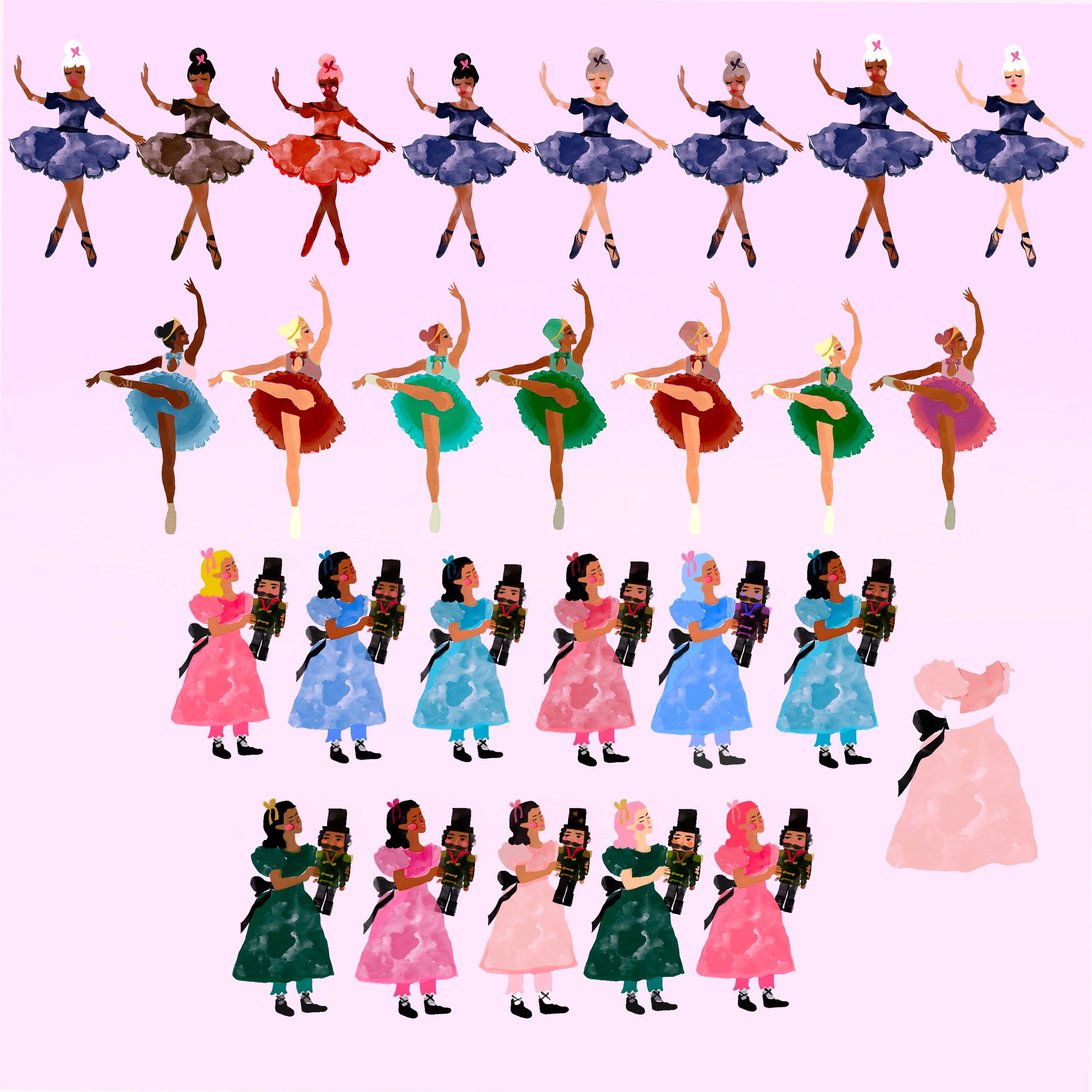 105 Sugar Plum Fairy Nutcracker Clip Art Bundle Nutcracker - Etsy