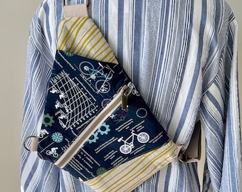 KAVU Climbing Rope Strap Sling Bicycle Print Crossbody Bag Euc Backpack Purse Buy KAVU Climbing Rope Strap Sling Bicycle Print Crossbody  main image 2