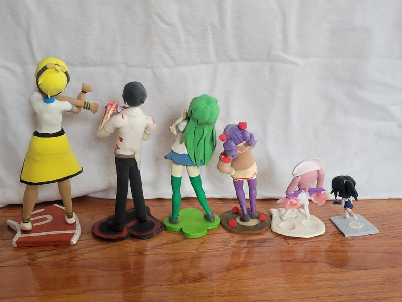 Yandere Simulator Paper Clay Figure BUNDLE - Etsy