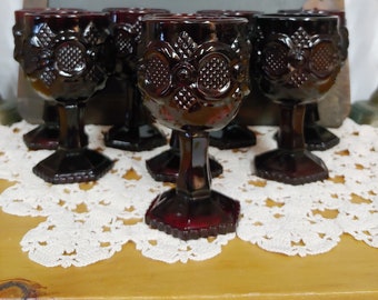 Avon Cape Cod Collection Wine Glasses Set of 8