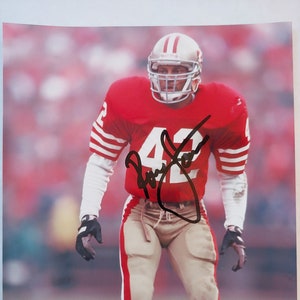 Ronnie Lott #42 San Francisco 49er&#39;s Autographed Photograph