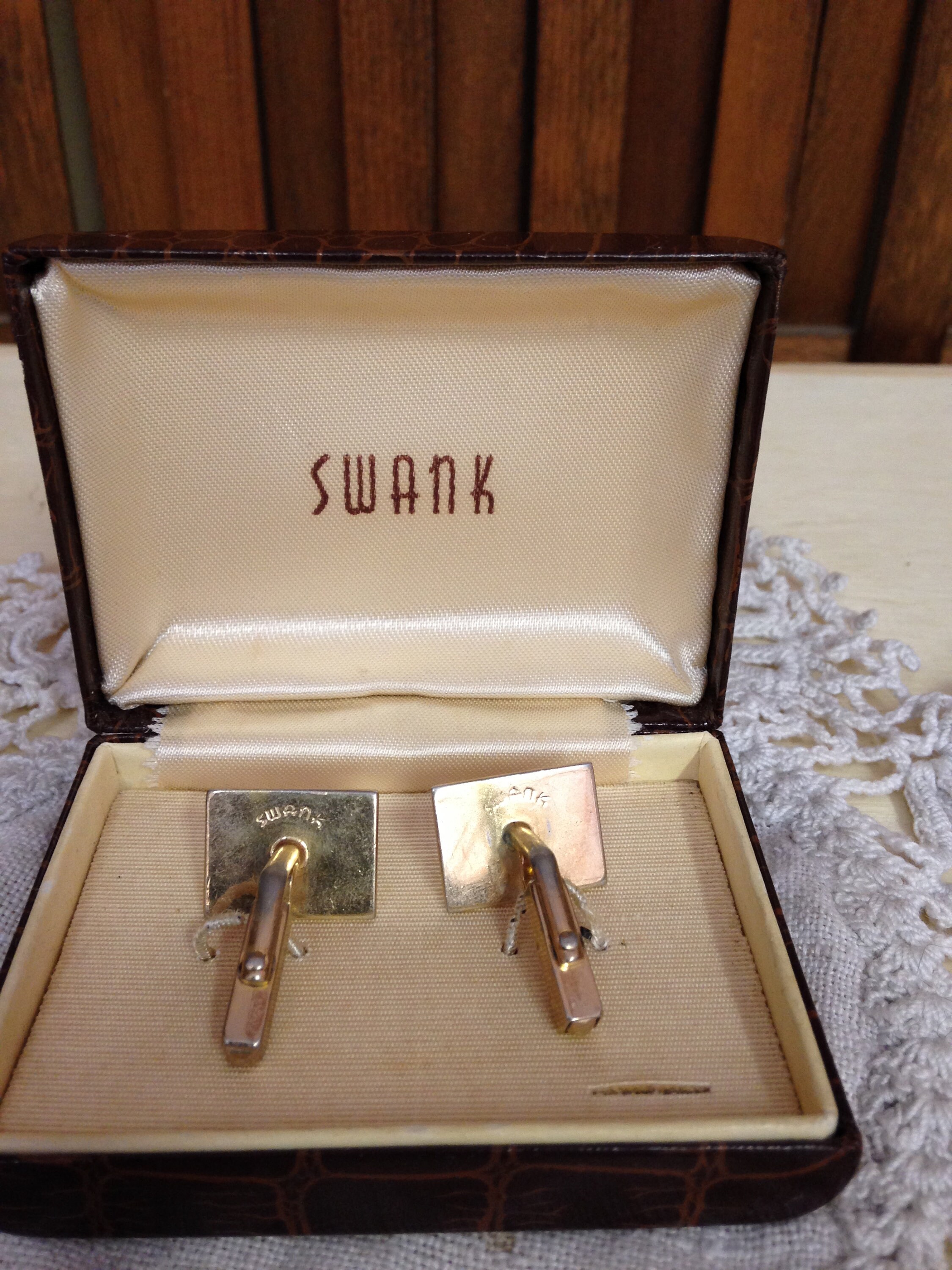 Lot De Bijoux Vintage Homme – Fermoirs Cravate Swank & Hickok (Art Déco / Mid-Century)